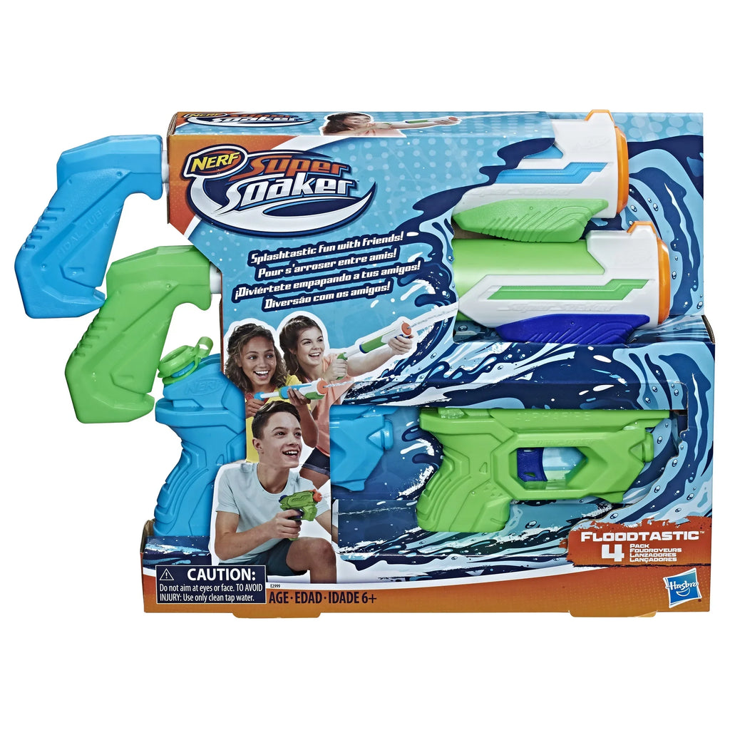 Ages Soaker Up Super Floodtastic 6 and 4-Pack, Blaster liquid