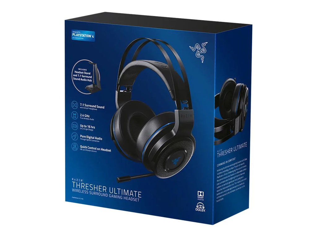 '- GHz - noise - dimension Headset - wireless channel Thresher 2.4 - - Ultimate Razer isolating full 7.1