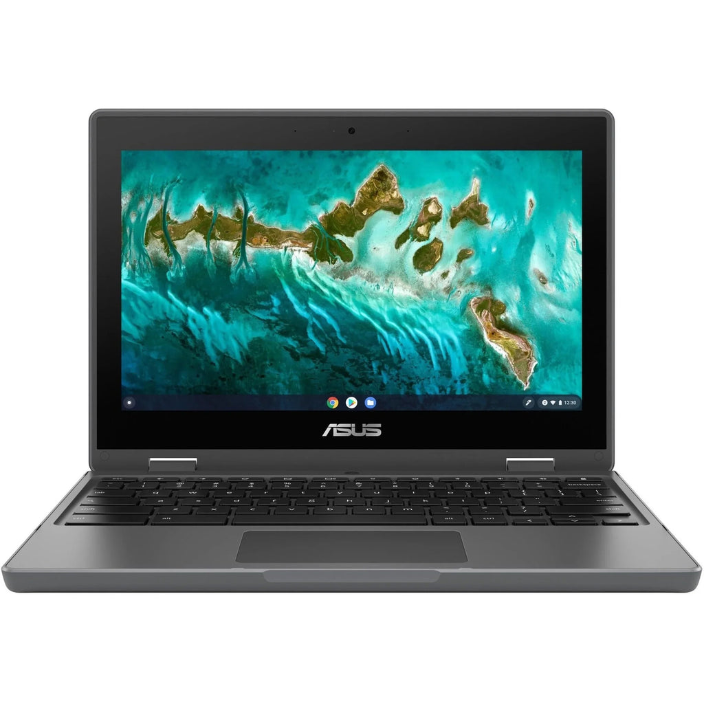 SSD, 11.6" Flip Celeron Asus Chromebook CR1100FKA-YZ184T 64GB N5100, ChromeOS, Touchscreen, Intel