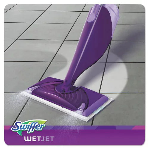 Swiffer Cloth Handle Head, WetJet 5 46" Aluminum/Plastic x White 11 Purple/Silver Mop,