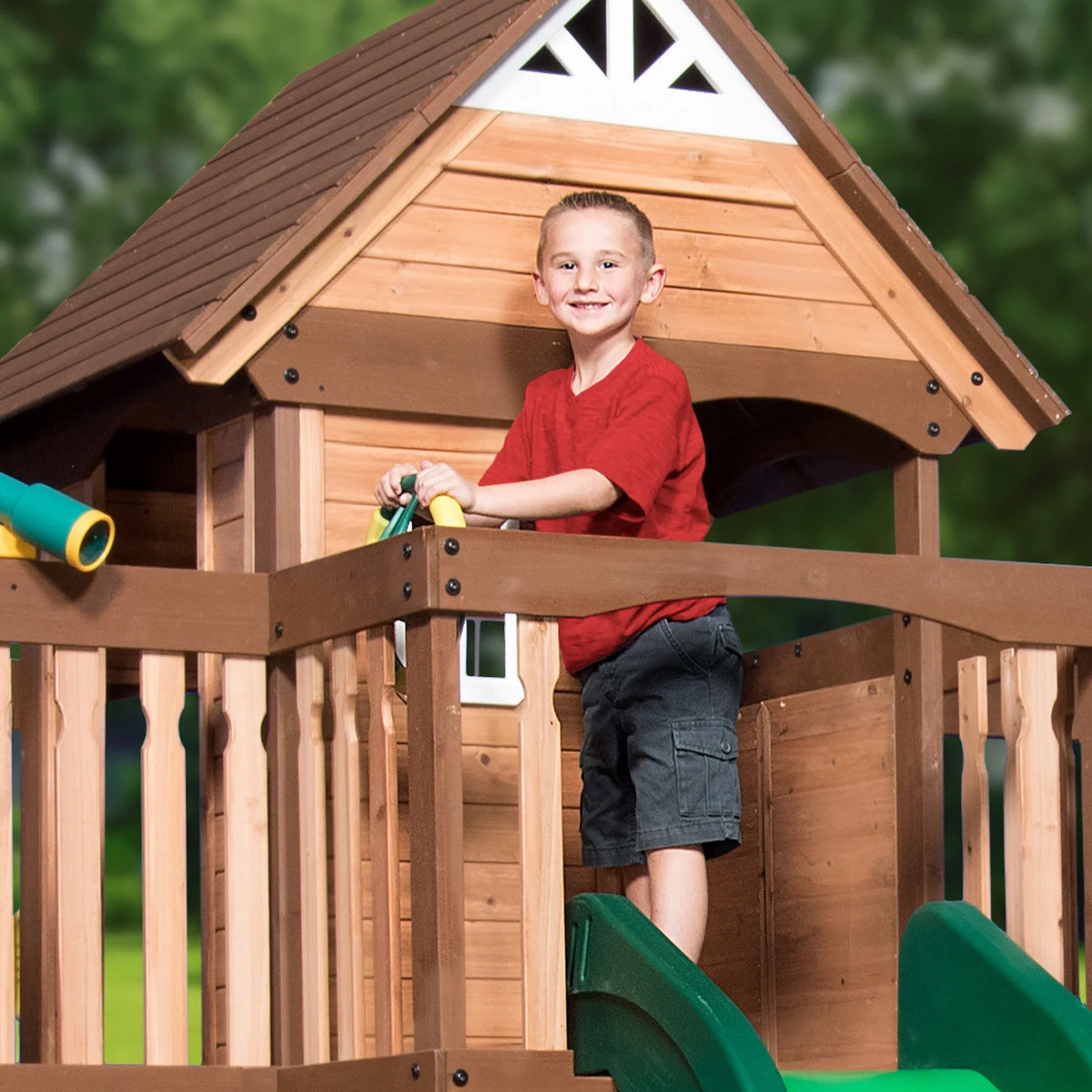 Swing Set Discovery Backyard Mount Triumph