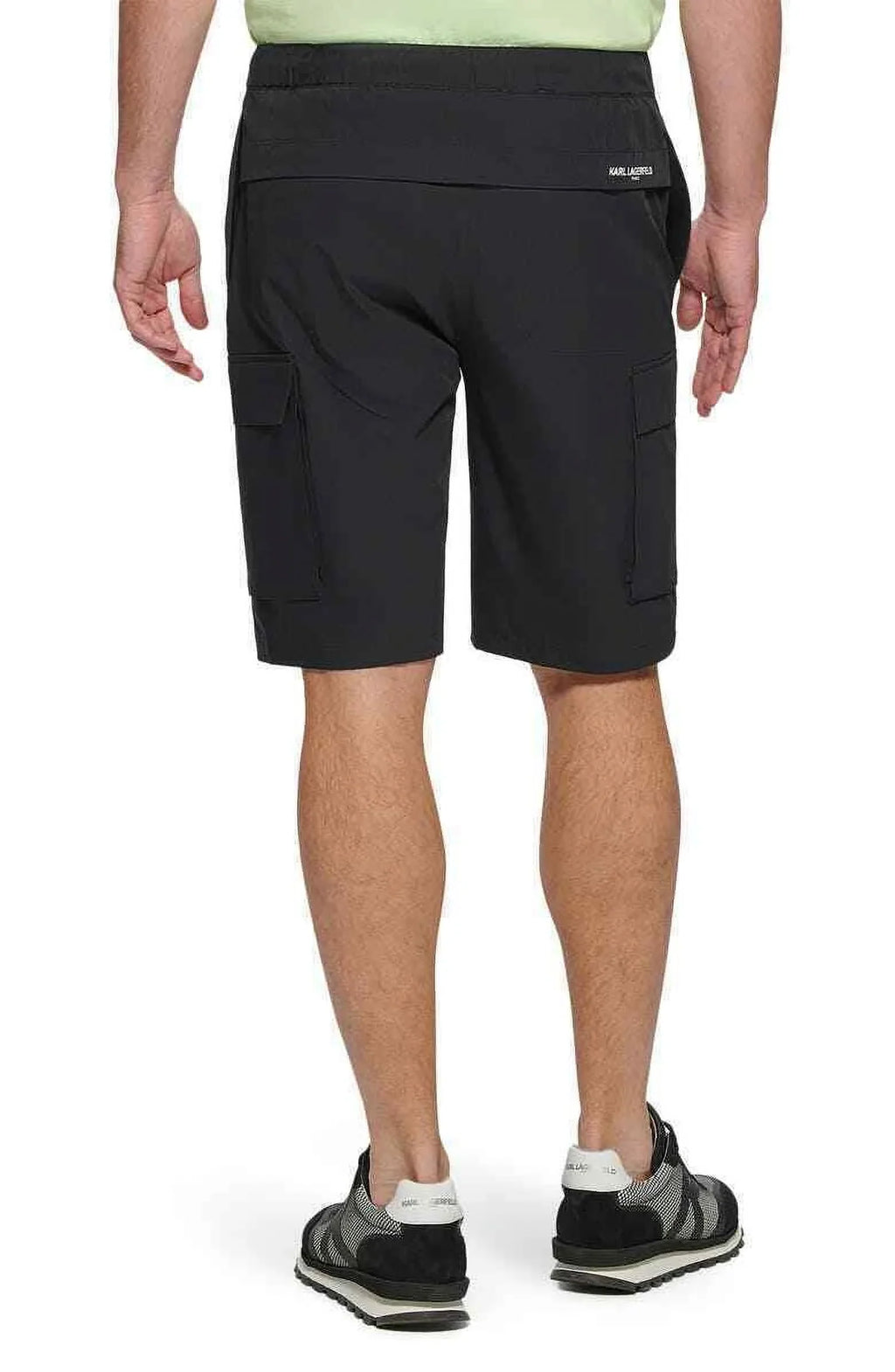 Embroidered Shorts Pintuck dimension Large KARL PARIS LAGERFELD Nylon