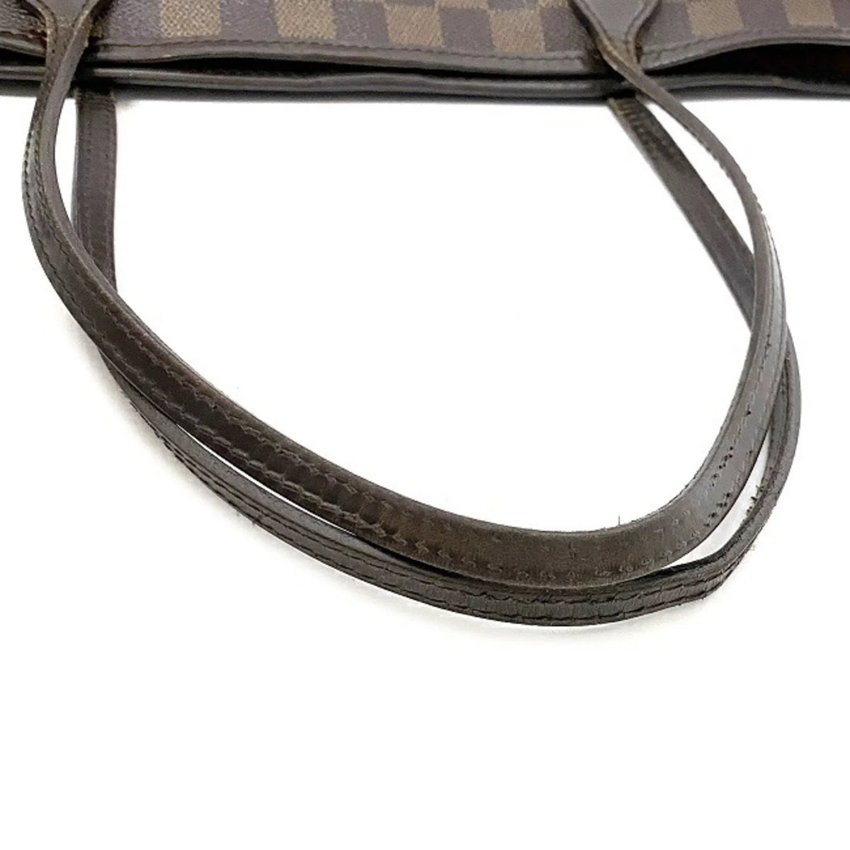 Pre-Owned SP4039 N51105 Bag Neverfull Brown (Fair) Tote MM Ebene Damier Ladies