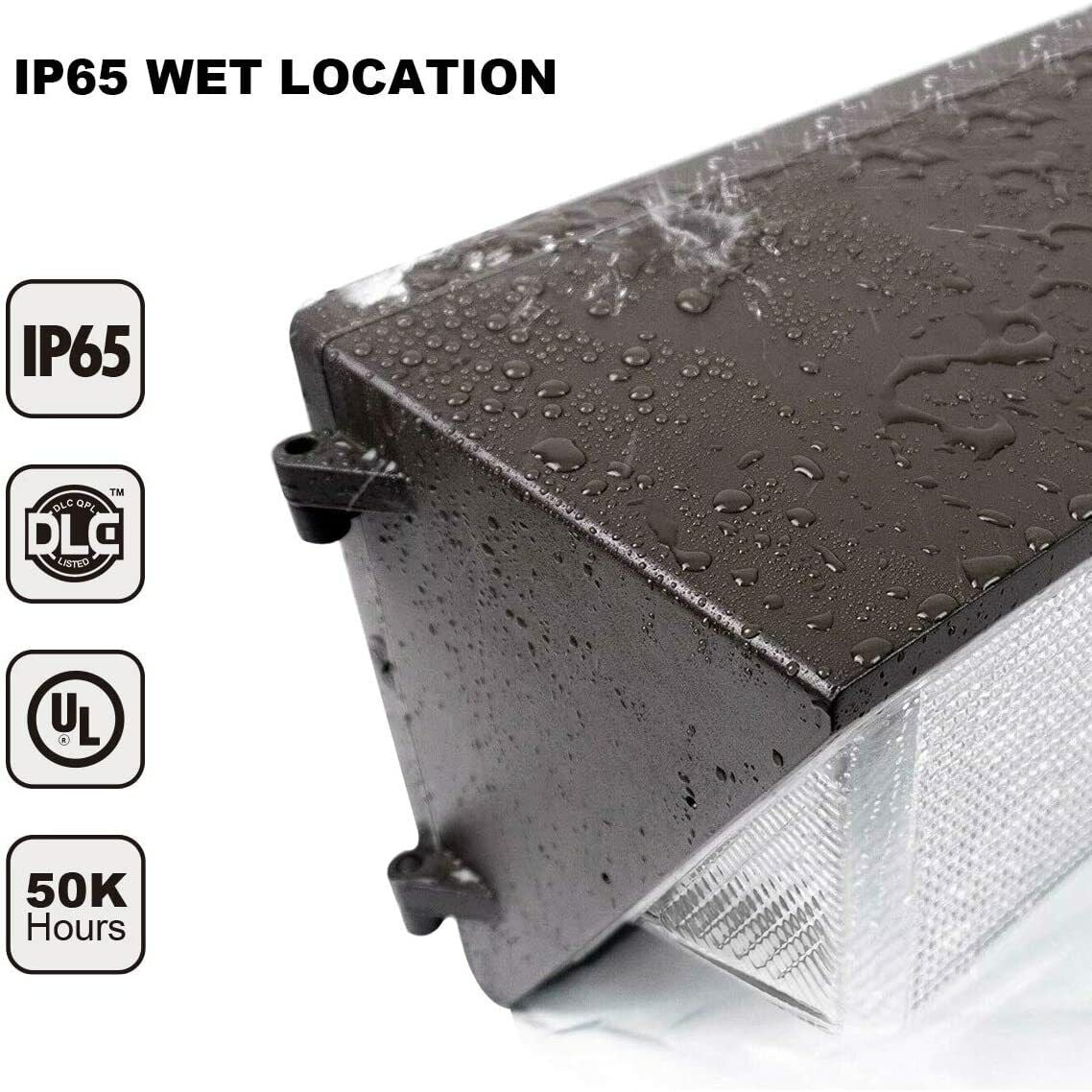 Lumens, , Pack 5000K, Light, climate Antec Wall 100-277VAC, 40W LED IP65 exterior Resistant, UL/DLC 5000
