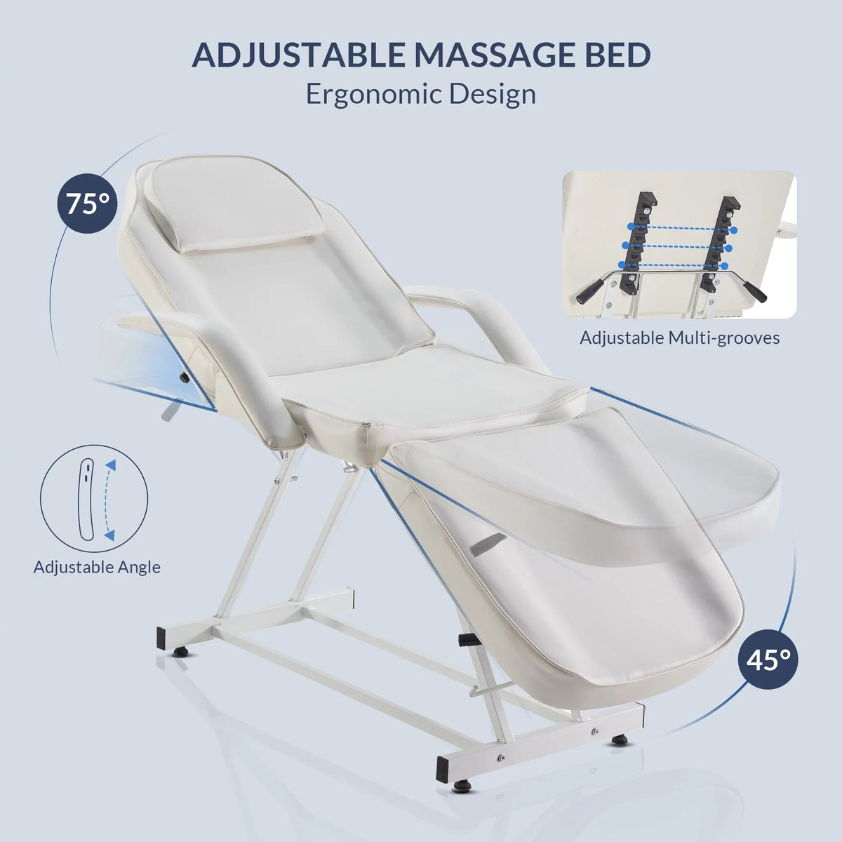 Chair Table Adjustable Massage Cream Facial Beauty Tattoo Spa Beauty, Bed Bellavie Salon