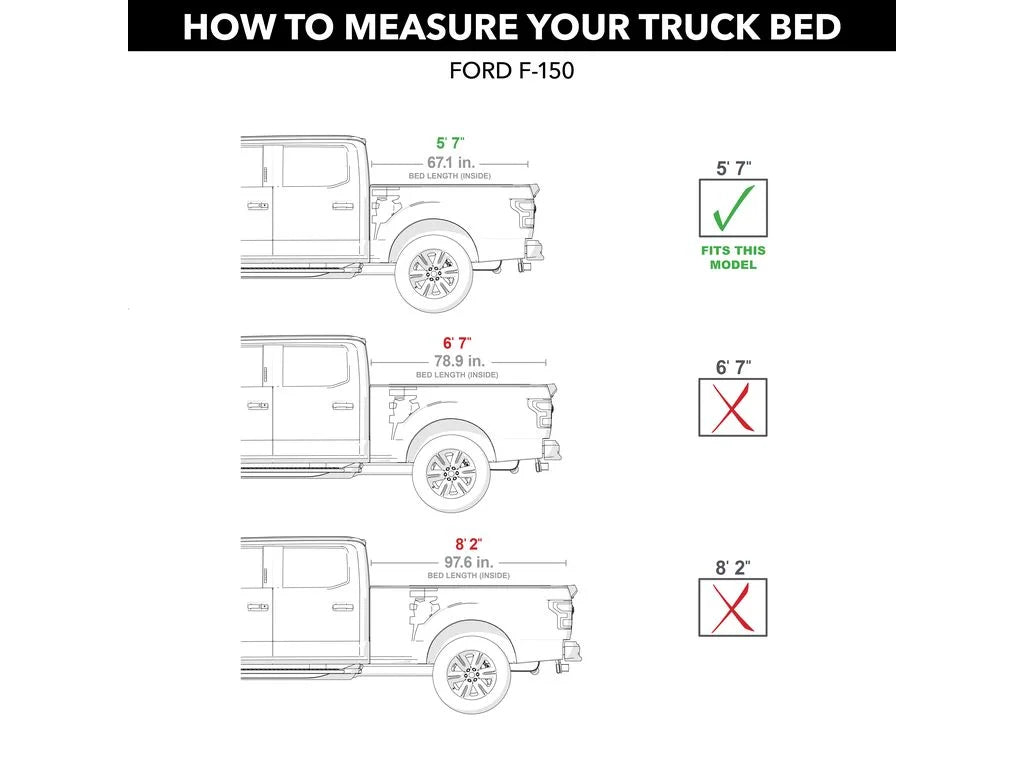 | 7" Cover Hard 2015 5' | 2020 Folding - G2 by F-150 Truck BAK Bed Tonneau Bed RealTruck 226329 (67.1") BAKFlip with Compatible