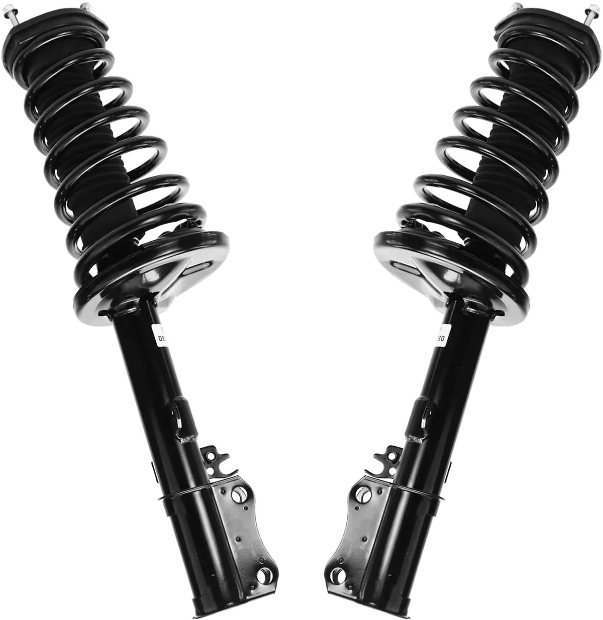 for Links Struts 2 Struts Rear Replacement w/Coil Sway 2.2L, Assembly 1997-2001 Detroit 1998 Struts Bar Sway Camry 2 Bars 1999-2003 Axle Toyota Solara Complete Rear 2000 - Ready Springs