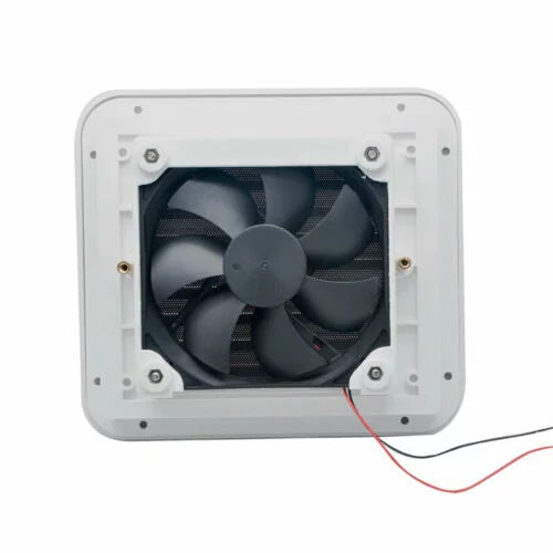 Cover, RV Easily to For - Cleaning, Aerodynamic Design, Included Mounts Caravan Roof Opens With (White) Vent Hardware Easy