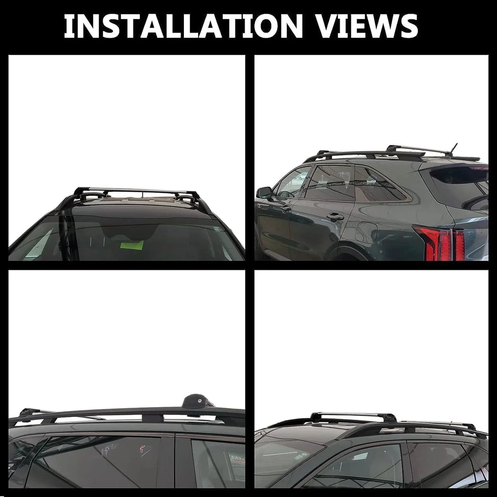 Board, Roof – Raised Cross Wilderness Box Bars Fit Cargo Ski CJ4035 Rack for 2022-2024 ROKIOTOEX Black Subar-u Rails, Bike Luggage, Cobra for Outback Side Rooftop Carrier Crossbars