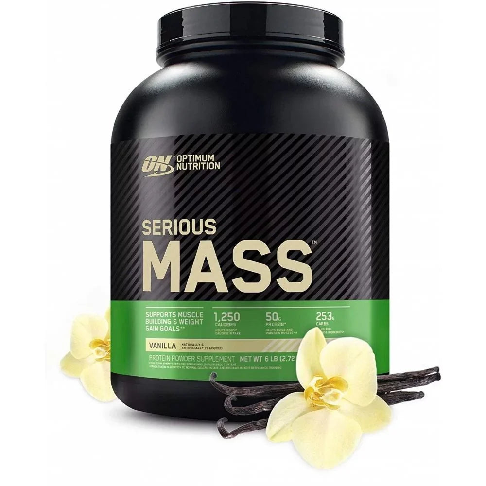 Protein Serious 6.lb Weight Vanilla, Nutrition, Mass, Powder, Optimum Gainer