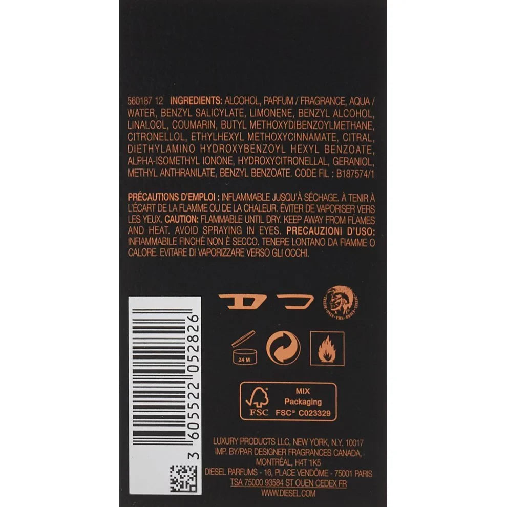 Diesel for *EN 3.3 BAD de Eau Him fl oz Toilette