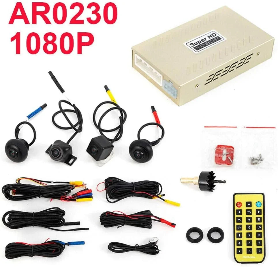 parking TFCFL monitoring DVR Bird Camera 360 Surround System Backup Record View Car