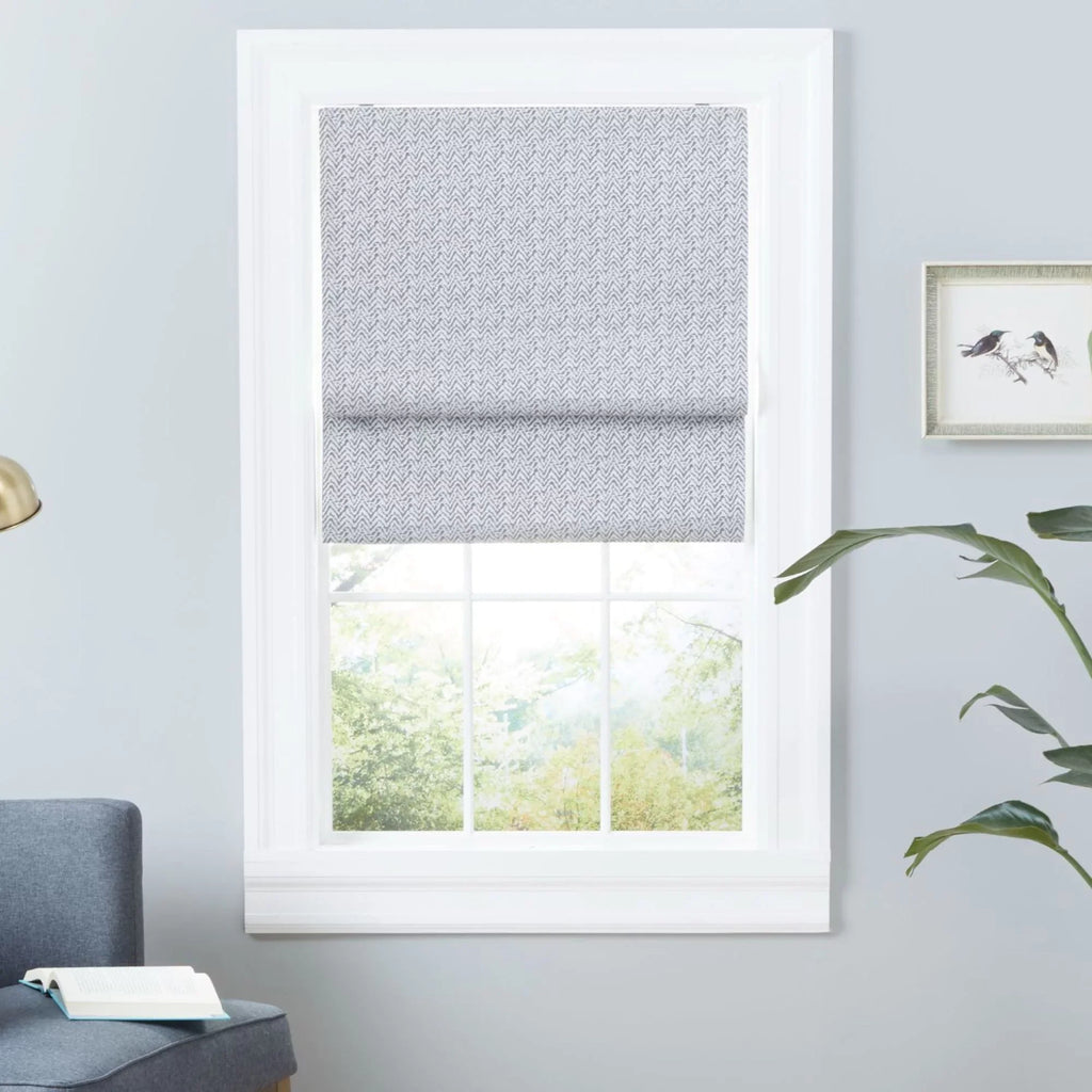 Esme Exclusive Dark Total Grey Shade, Roman 34"x64", Home Blackout