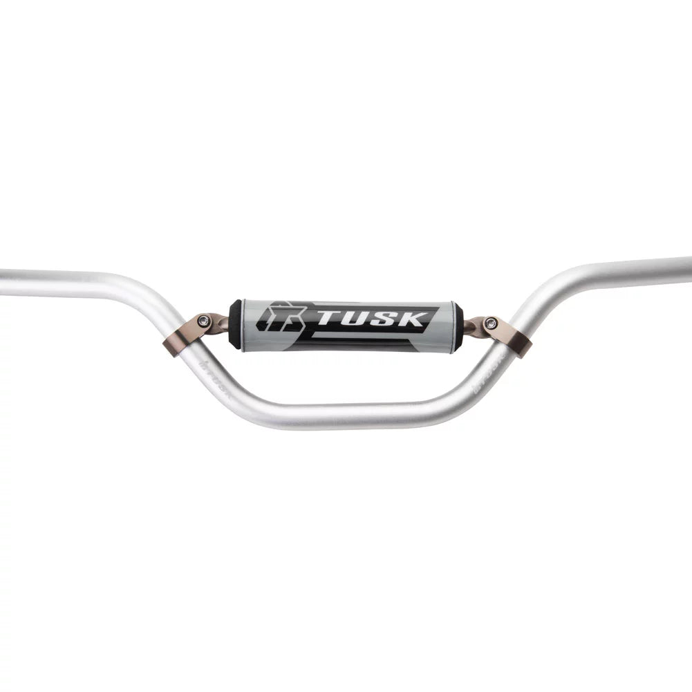 Handlebar Mini 2000 T-10 Silver RM For 7/8" LEM LX3 Bend Tusk Aluminum