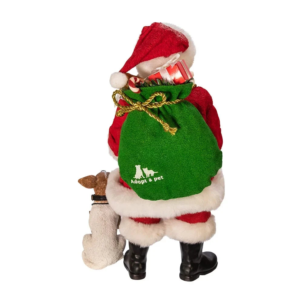 Dog, with 10.5-Inch Adler Set Fabriché™ Piece Kurt 2 Adopt-a-Pet Santa