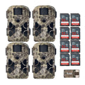 32MP Trail Cameras, Kryptek, G42NG Cards Cam Kit No-Glow (4-Pack) Stealth & 2022