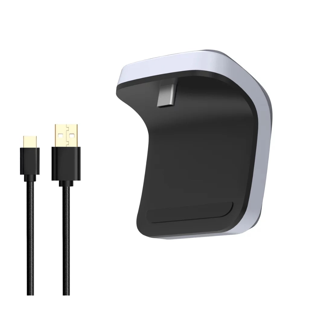 Headset with White and White Charge & Pack Playstation Version Controller, PowerPack PULSE Console Bundle Battery 5 Disc Cable Extra 3D Surge