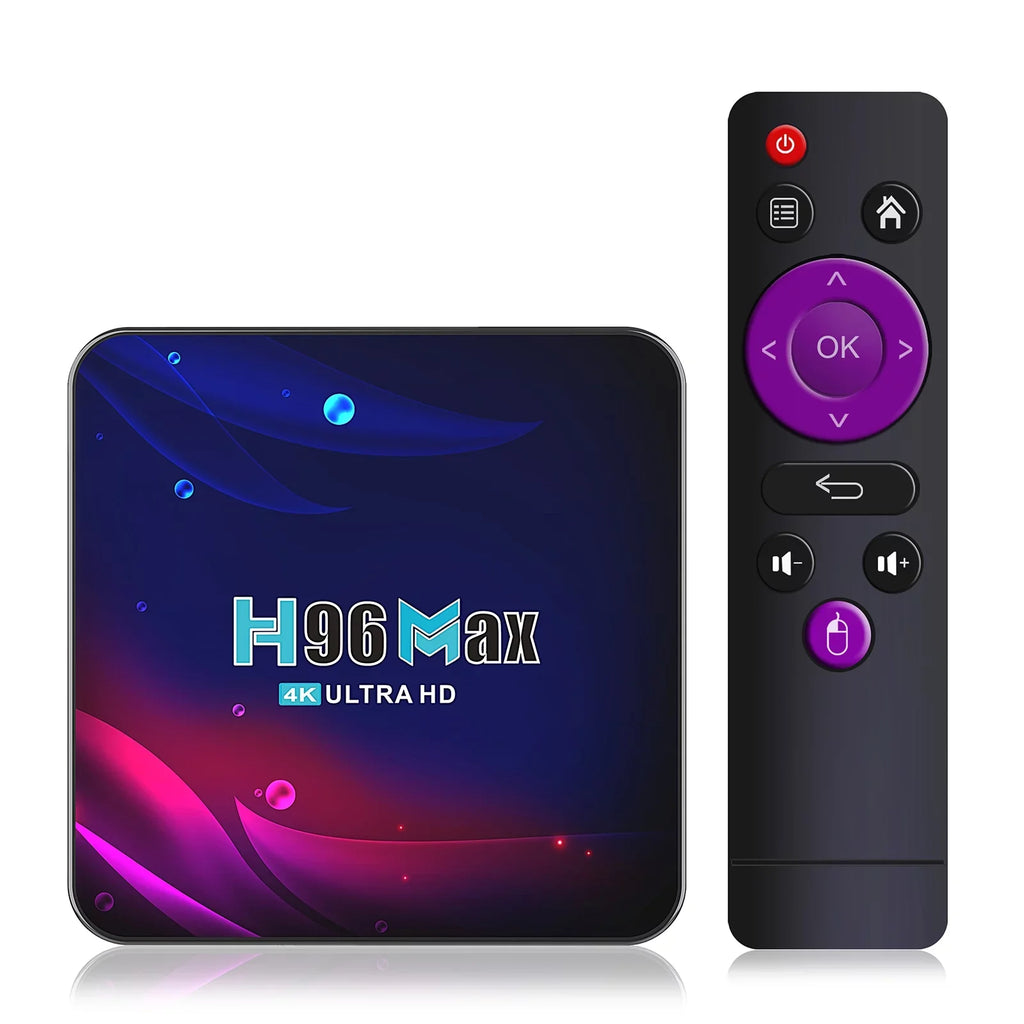 Control Android Player, UHD Dual-band 11.0 Remote Video 4K V11 4GB64GB, BT4.0, Smart WiFi,