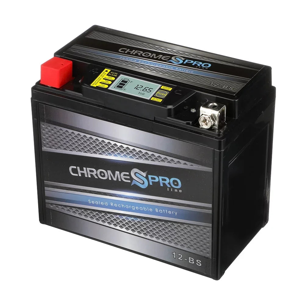 Motorcycle Chrome Battery Battery Suzuki For Ytx12-Bs Igel Pro 2002 Gsx-R1000 1000Cc