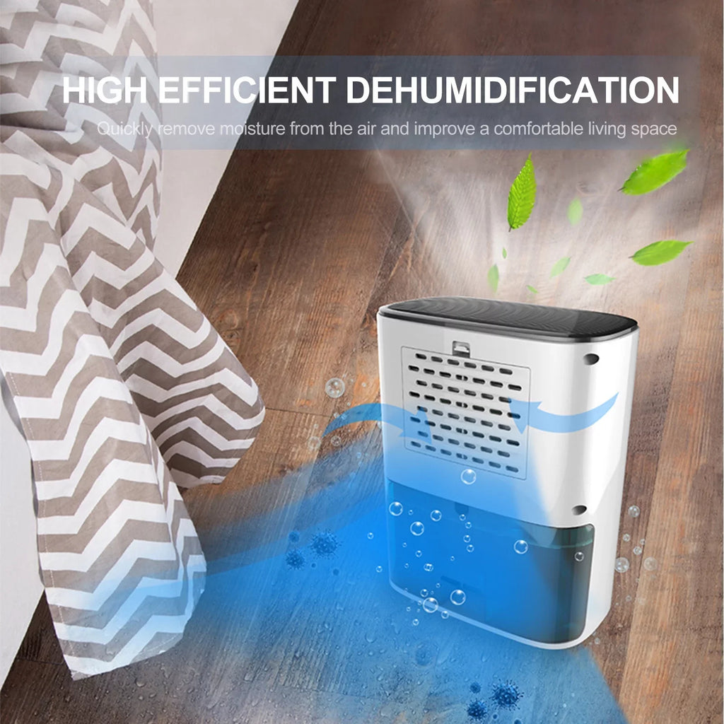 Wardrobe Home RV 215 Control Dehumidifier Basements Bedroom Sq. Portable Small Dehumidifier for Protection to Humidity Garage Auto-off 1200mL Ft