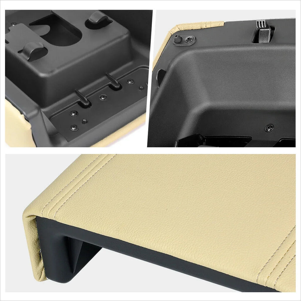 Beige Lid Latch Teledu Repair Lincoln Armrest For Console Center Cover Top Kit