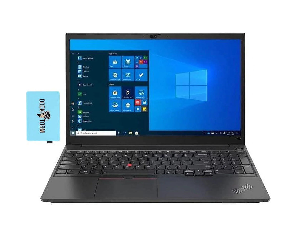 Intel Webcam, PCIe Gen 5.2, Laptop (Intel 6, FHD Integrated Lenovo w/Hub E15 SSD, Iris 15.6" RAM, 2021 1TB Business 4-Core, BT Xe, 16GB Display Win10P) ThinkPad i5-1235U WiFi 2