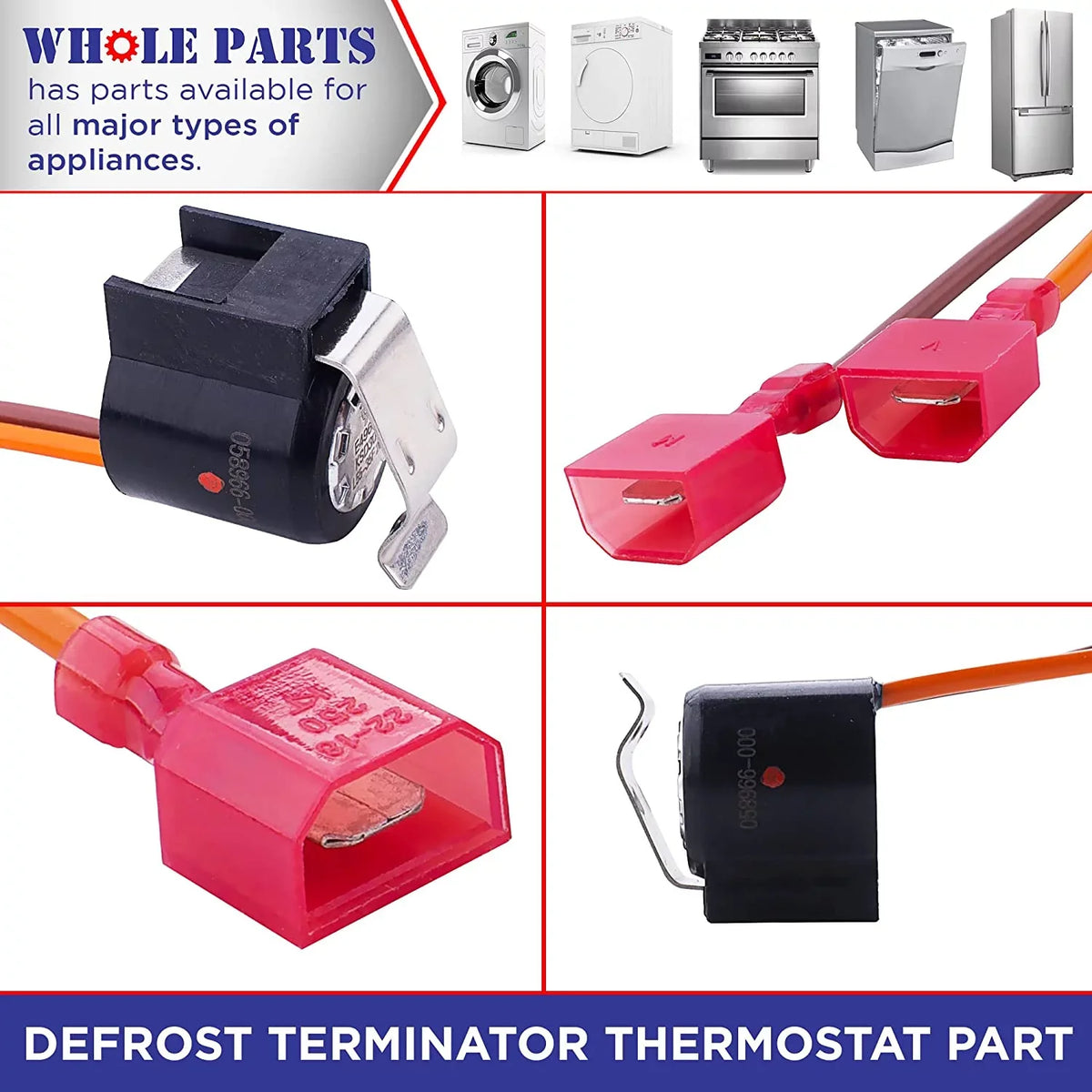 & Replacement - Some Refrigerators Compatible Viking With Defrost Part Terminator Whole Parts Thermostat # 058966-000