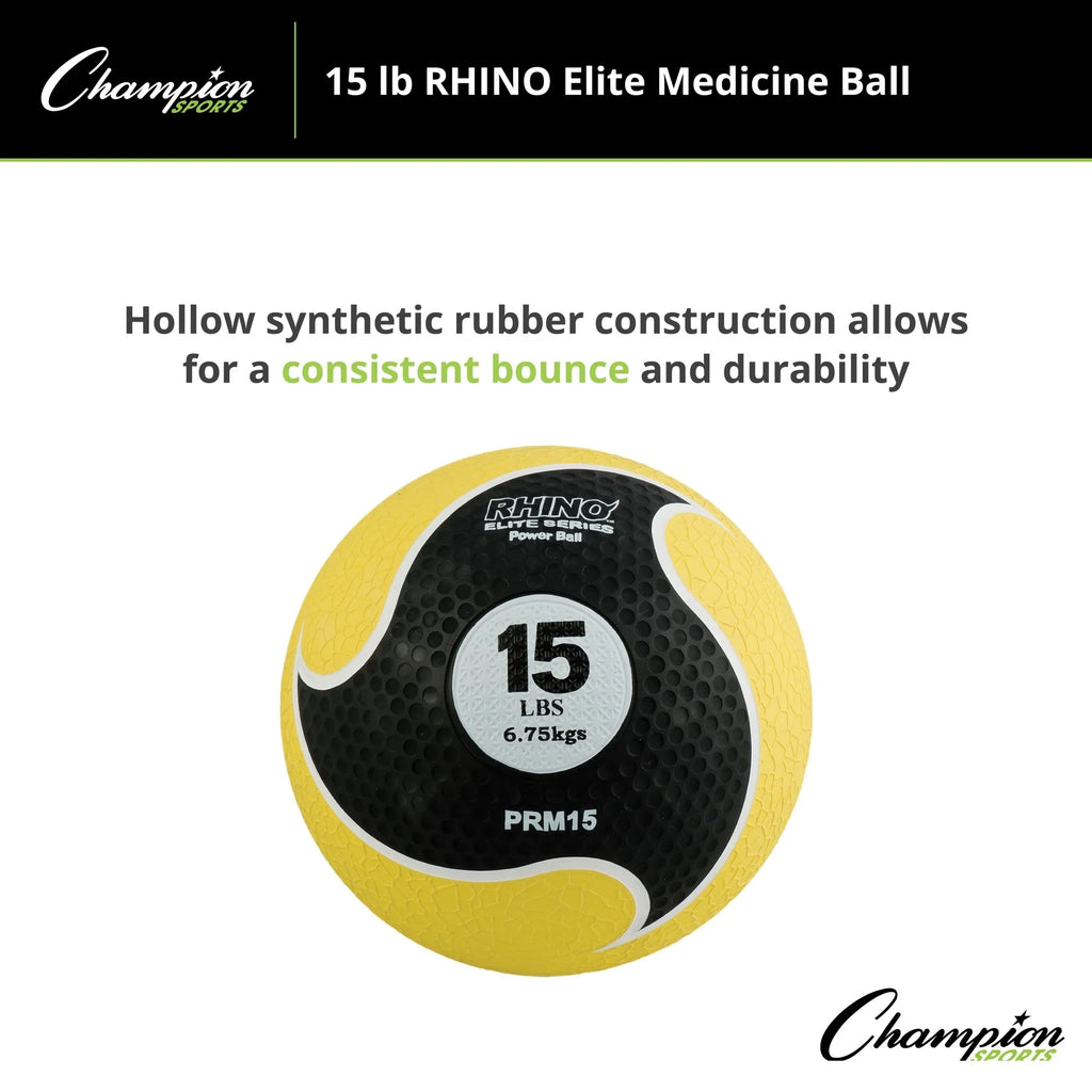 Ball Champion Sports Rhino® Elite 15lb Medicine