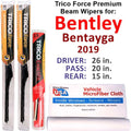 2019 3) of Bentley Performance Bentayga w/Rear Wipers Wiper Beam (Set