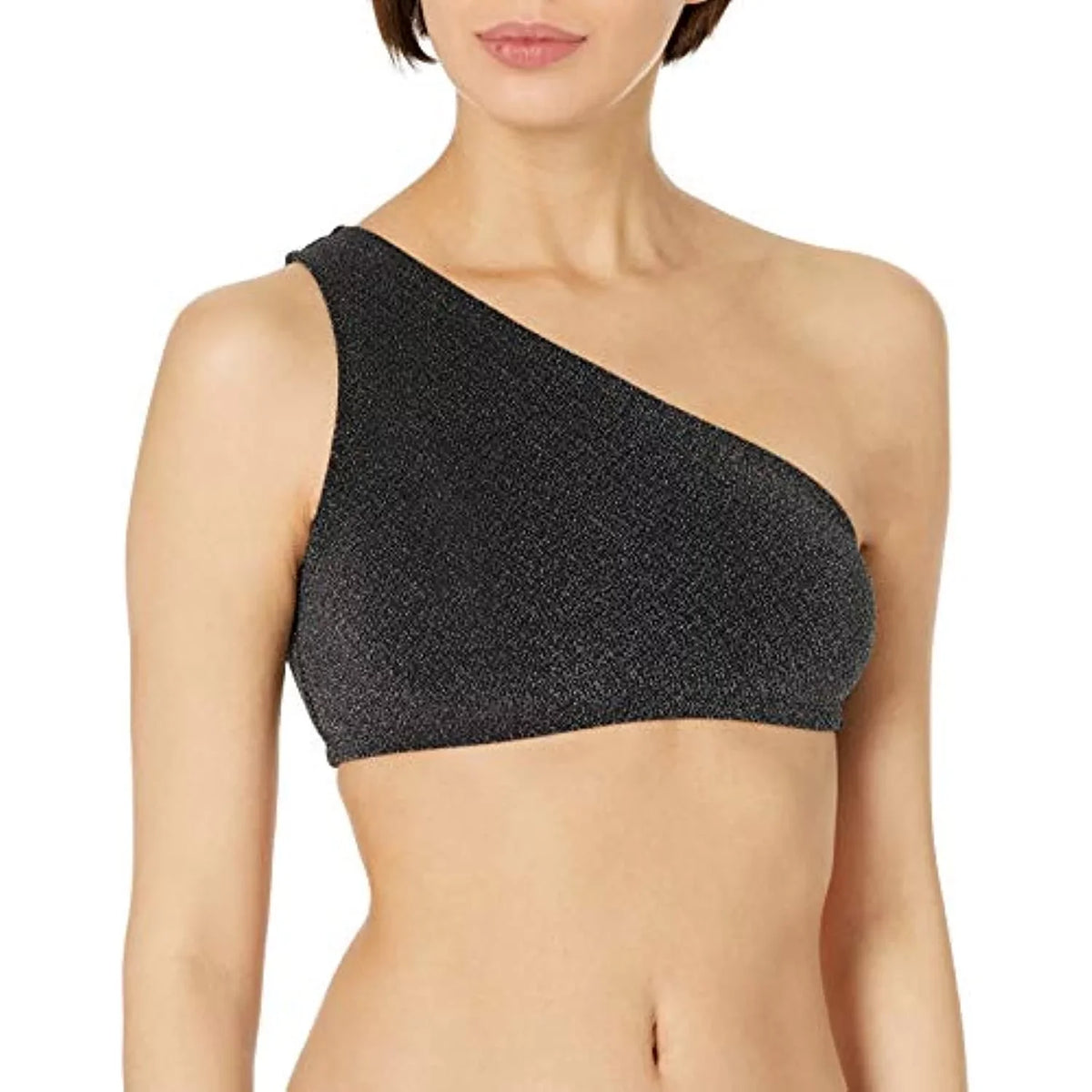 Bikini dimension Shoulder Standard One $118 M Brook Ramy Women's Top Black Tasha NWOT
