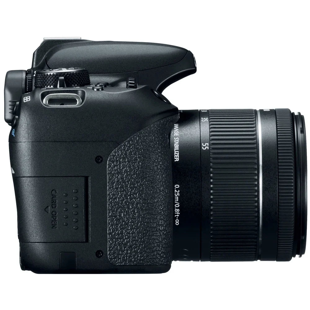 Memory 18-55mm Flash Lens EOS T7i/800D Rebel Kit with Canon & Camera DSLR