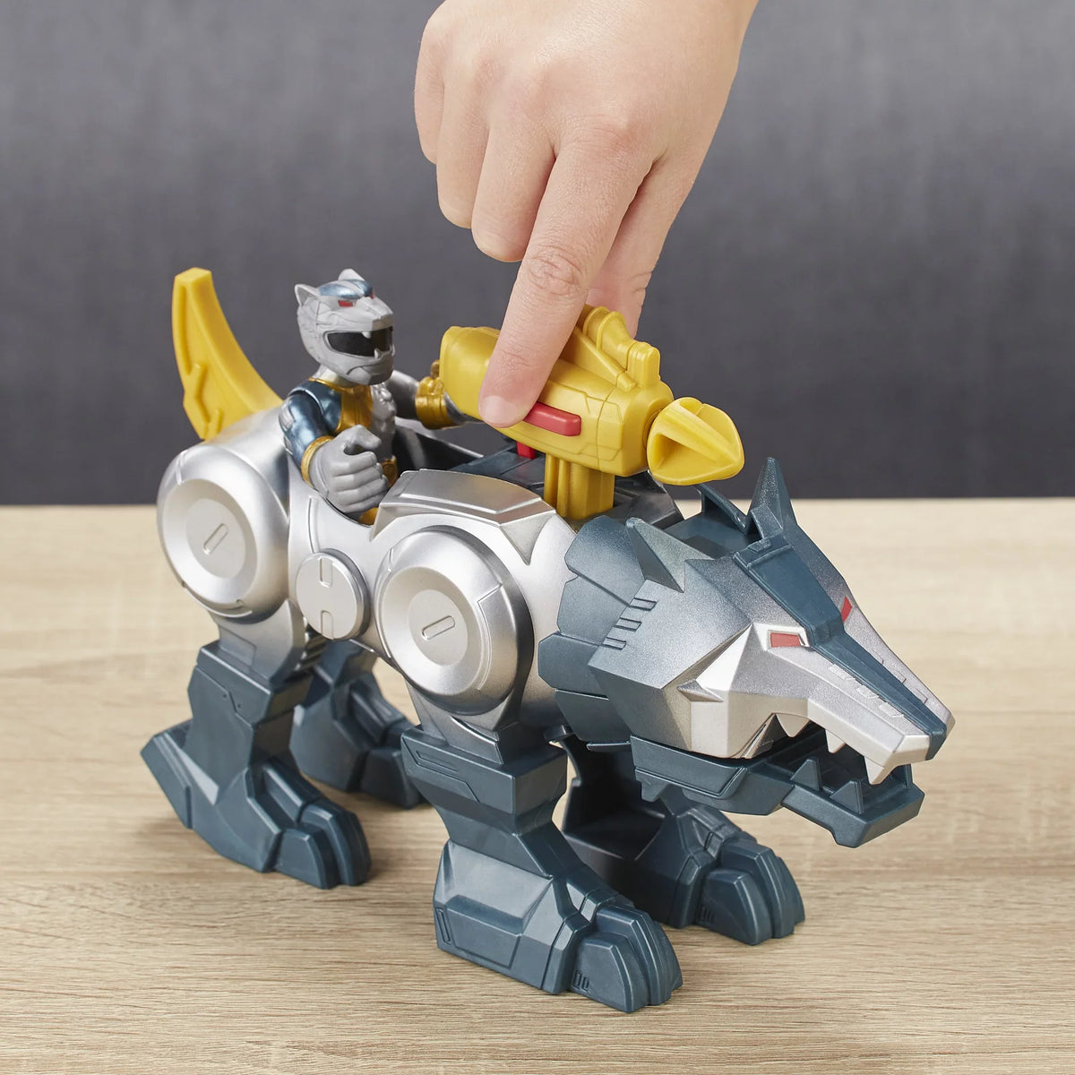 Zord Wolf Ranger 2-Pack Power Playskool Figures and Rangers Silver Heroes