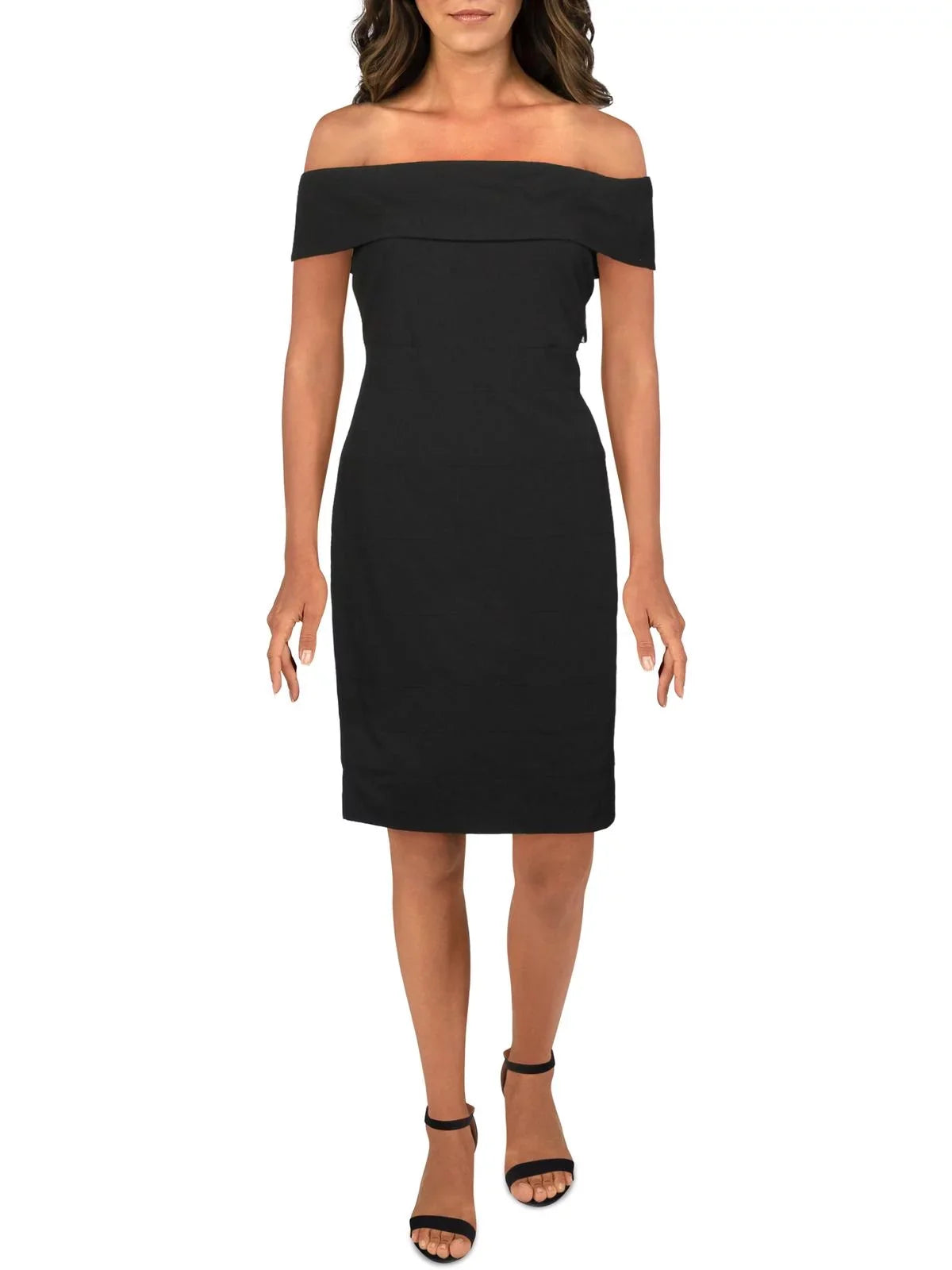 Tommy Cold Cocktail outfit Sheath Womens Shoulder Hilfiger