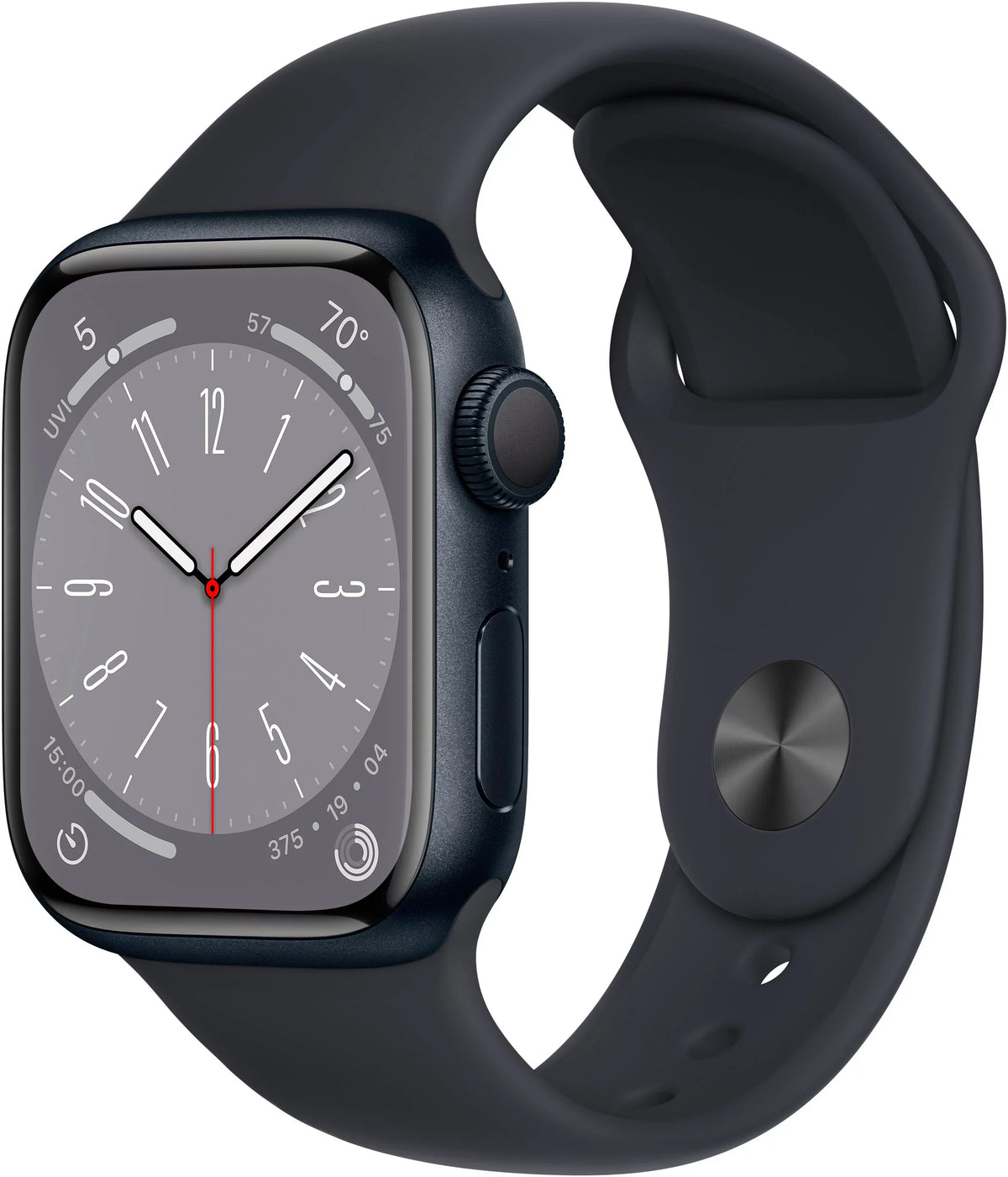 8 Band Midnight Watch Gen Midnight MNPC3LL/A 8 Aluminum Series (Refurbished) Restored - 41mm Sport