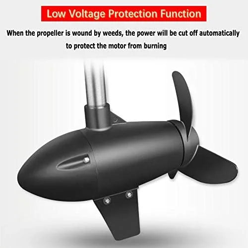 Outboard PreAsion Outboard 240lbs Motor Engine 24V Trolling Motor Electric Saltwater Electric Thrust