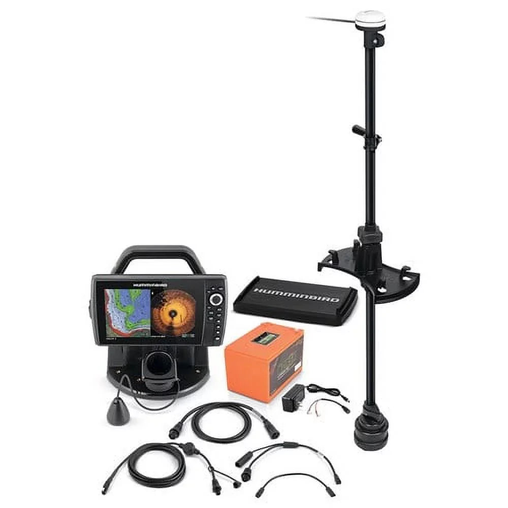 G4N ICE Humminbird Fishing 411790-1 MEGA 360 MSI - 9 Plus Bundle HELIX Ice GPS