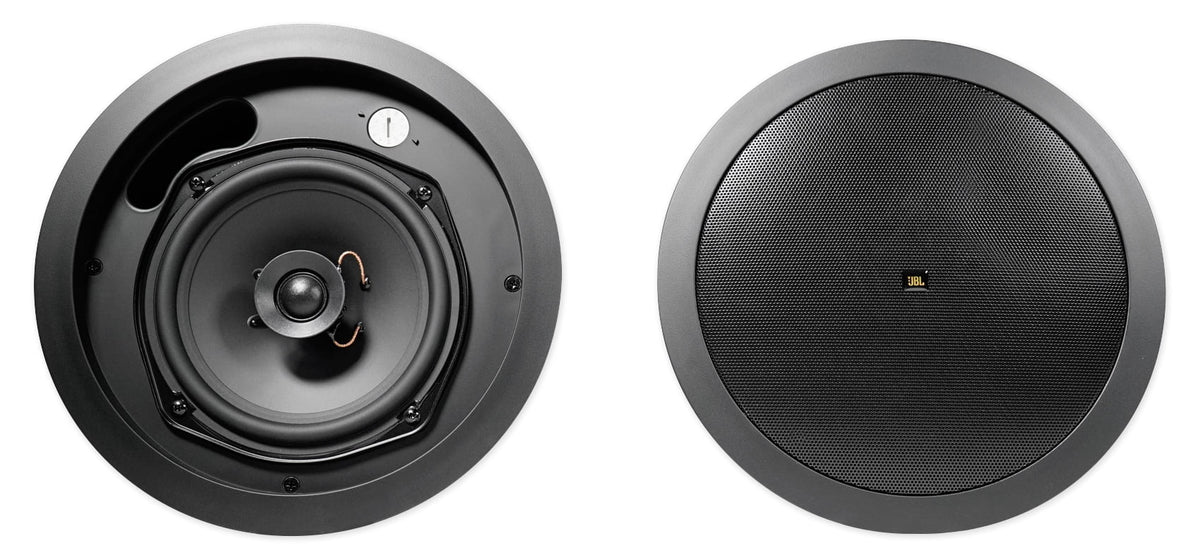 System Audio Matrix Ceiling 4-Zone Multi Black (10) Room 70v Speakers w/ JBL