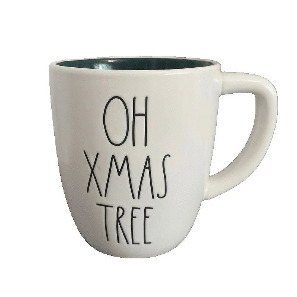 XMAS Christmas TREE 18 Coffee Ceramic Oz OH Rae Cup Dunn Mug