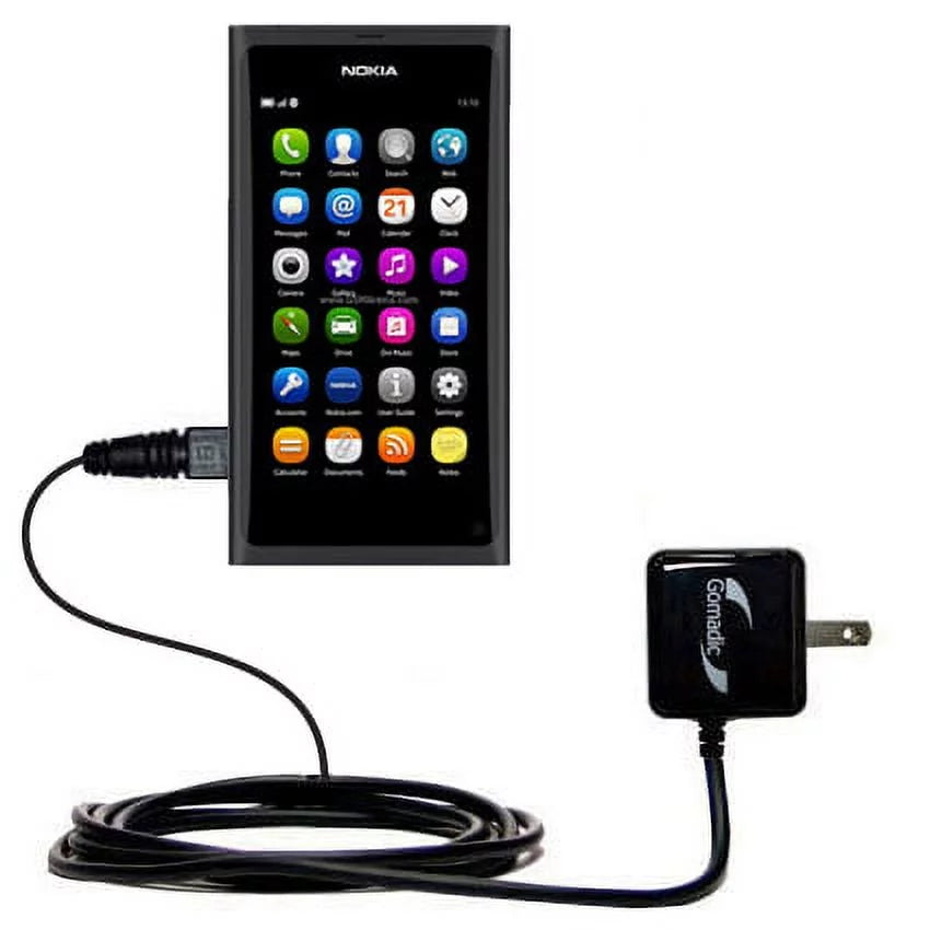 the High Wall Compact convenient, foldable N9 design - Uses a AC - Intelligent suitable Gomadic output power TipExcha with Nokia Home Charger for plug