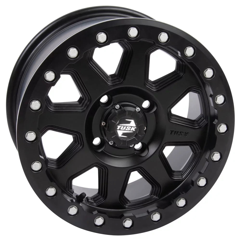 5.0 2022 2.0 14x7 4/110 For VI + Matte Black Tusk EPS Yamaha Uinta Beadlock Viking Edition Wheel Ranch
