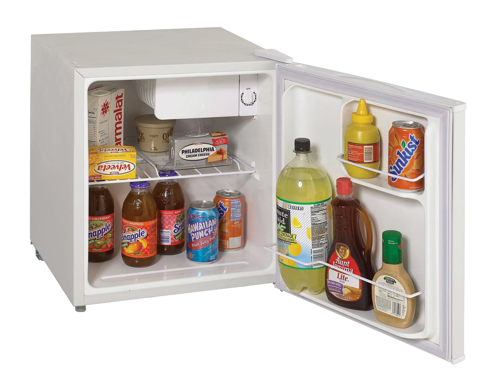 White 1.7 Products ft. Compact cu. Refrigerator, Avanti