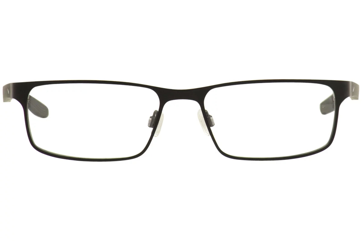 8131 Black 55mm 001 Eyeglasses Optical Satin Frame Men's Full Rim