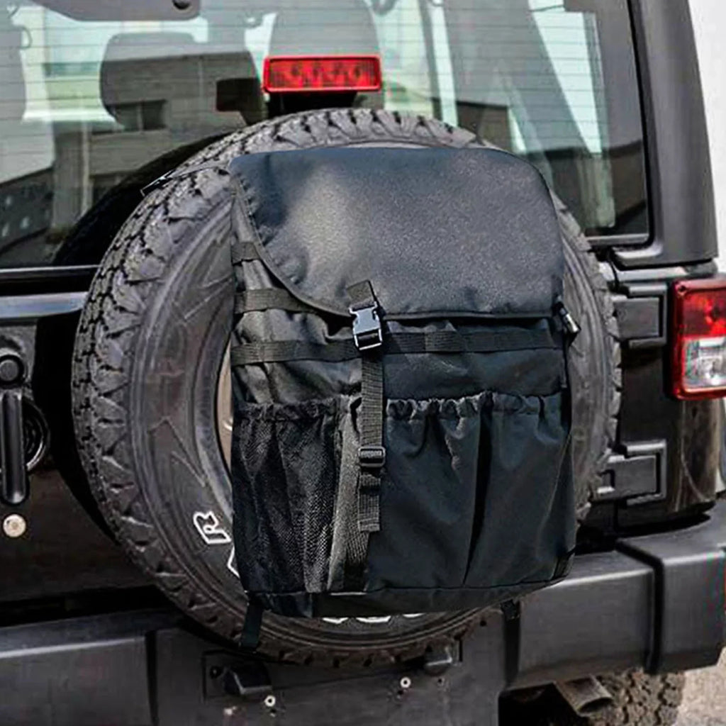 Yabuy Off Backpack for Tool Trash Gear Bag Travel, Camping Road Organizer Tire Spare Car