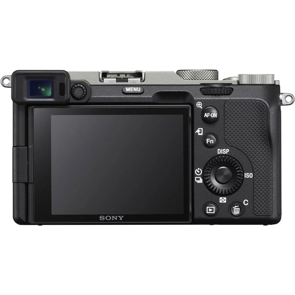 28-60mm with Camera a7C Lens+24mm G Lens Kit Mirrorless (Silver) f/2.8 +Flash-