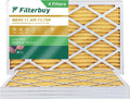 Air Filters MERV Furnace AC (4-Pack) Filterbuy Pleated 11 HVAC 14x24x1