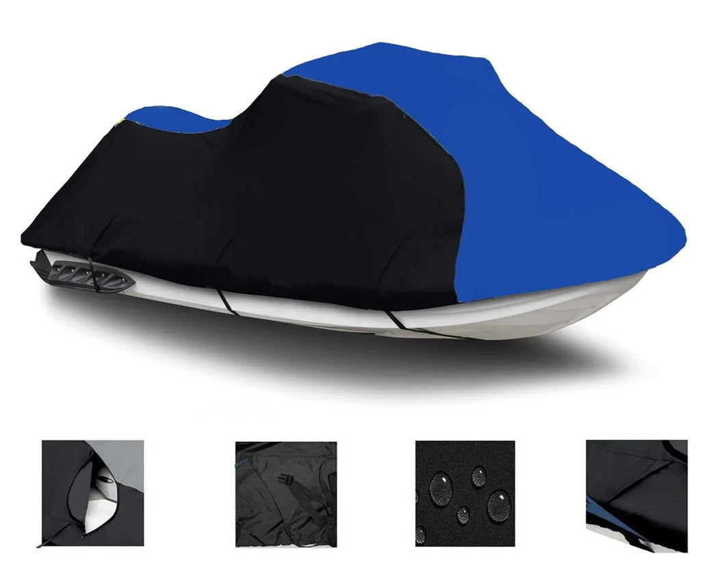 JH750 HEAVY-DUTY, / 750 Ski SS Jet BLACK Cover 1993 1992 BLUE Ski Seater OF 1994 SS 1995 LINE 1996 1-2 THE Cover Jet / Kawasaki 1997 Compatible for PWC TOP