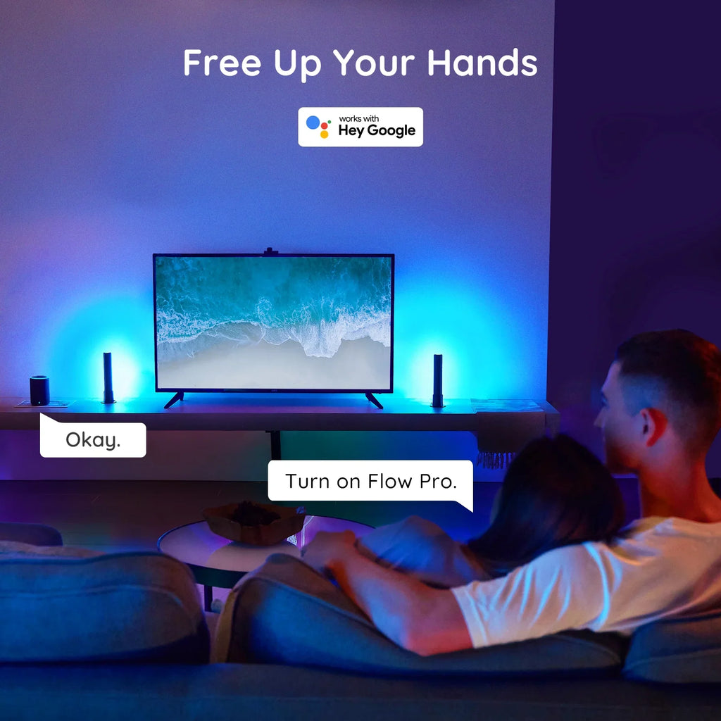 TV Feature, Light Ambient Music Lighting, and PC Sync TV Bar with Video Light Pro Bar for Govee Camera, LED and Flow New