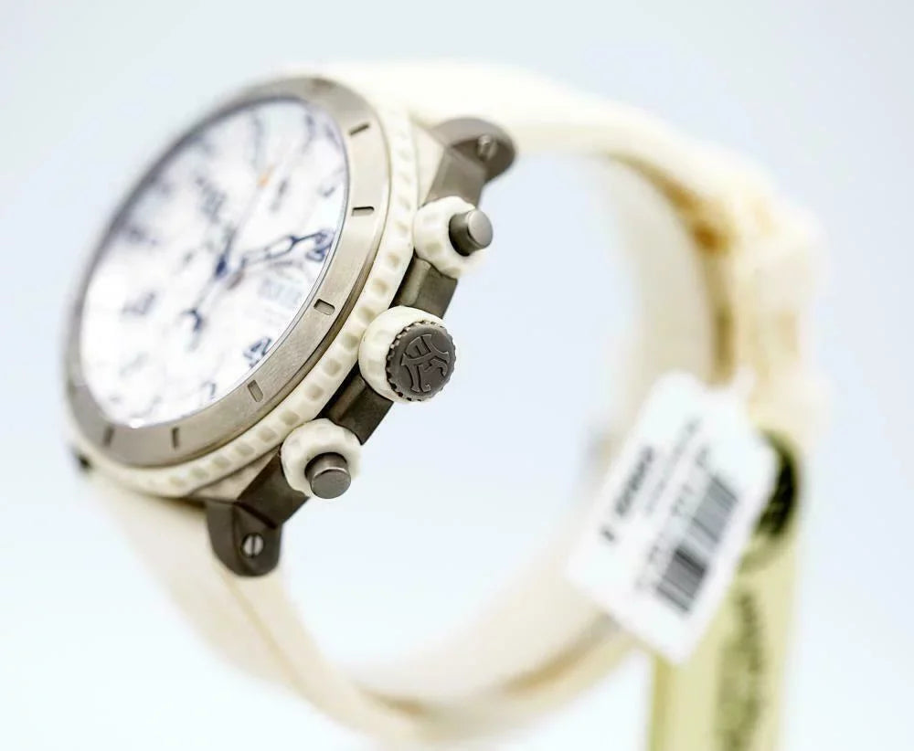 Stainless Nicolet Watch Ivory Armand Rubber Men's Steel Automatic T616B-AG-9610B