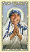 Teresa Avalon 800-1283 - Laminated Pray PACK Teresa Card - Gallery Saint Holy 75 To Saint