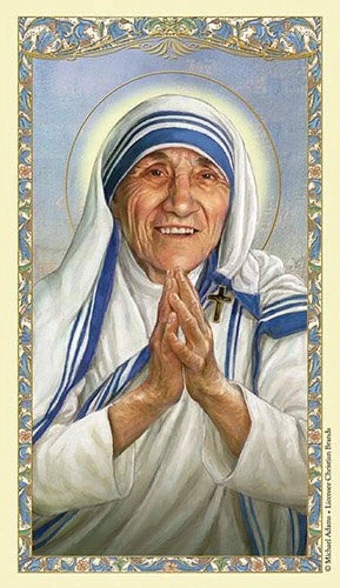 Teresa Avalon 800-1283 - Laminated Pray PACK Teresa Card - Gallery Saint Holy 75 To Saint
